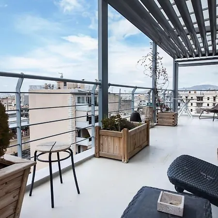 Penthouse With 360 View Of Athens And Private Gym Apartment Exterior photo