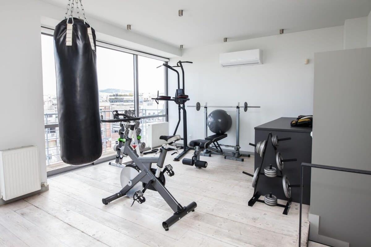 Penthouse With 360 View Of And Private Gym Apartment Athens