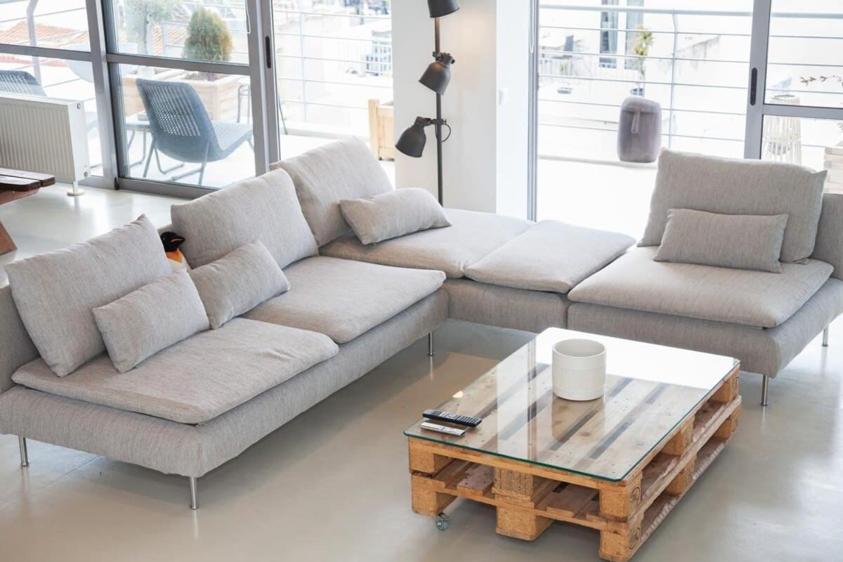 Penthouse With 360 View Of And Private Gym Appartamento Atene